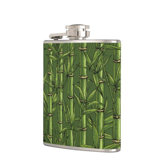 Flasques Forêt de bambou en vert (Gauche)