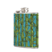 Flasques Forêt de bambou sur bleu (Gauche)