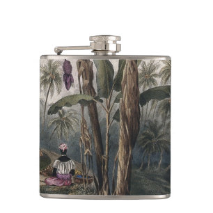 Flasques Forêt de bananiers tropicaux antiques Bota vinta