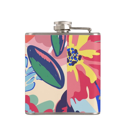 Flasques Forêt et rose (Dos)