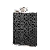 Flasques Forme d'hexagone noir (Gauche)