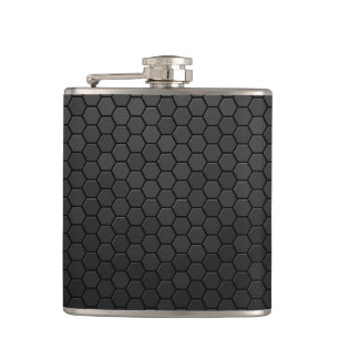 Flasques Forme d'hexagone noir