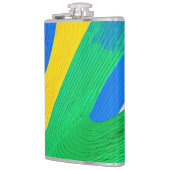 Flasques Formes de Zigzag colorées (Gauche)