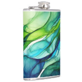 Flasques Formes en vert et bleu (Droite)