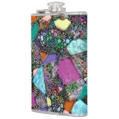 Flasques Formes très colorées et abstraites art 11 (Gauche)