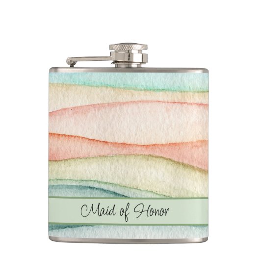 Flasques Fouilles d'aquarelle d'honneur (Devant)