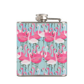 Flasques Foule rose et blanche des Flamants roses (Dos)