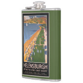 Flasques Foules le long d'affiche de chemins de fer de (Gauche)