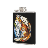 Flasques Fox Animal Portrait Verre tendu Faune Extérieur (Gauche)