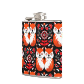 Flasques Fox Et Nature Art Populaire Nordique (Gauche)