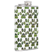 Flasques Fox Terrier Empreintes de pattes, Hip Flask (Droite)