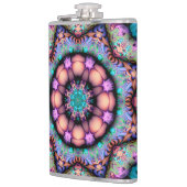Flasques Fractal Mandala Floral Psychedelic (Gauche)