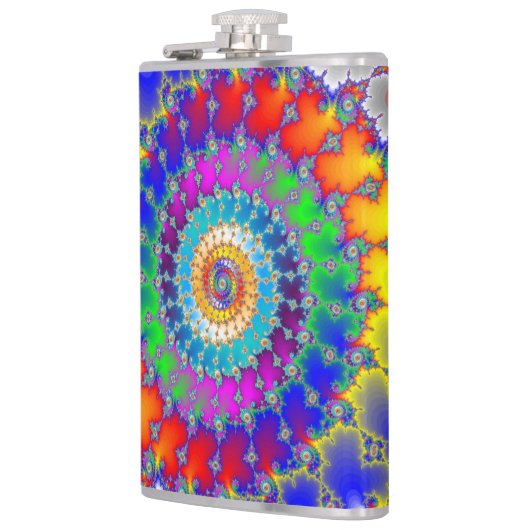 Flasques Fractale psychédélique (Gauche)