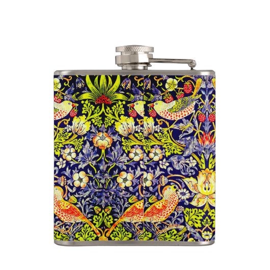 Flasques Fraise Thief Oiseaux William Morris (Dos)