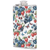 Flasques Fraises aux bleuets et papillons (Gauche)