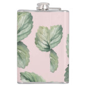 Flasques Fraises mûres d'été : Aquarelle rose (Dos)