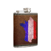 Flasques France Flag and Map (Droite)