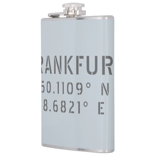 Flasques Francfort Allemagne Latitude Longitude (Gauche)