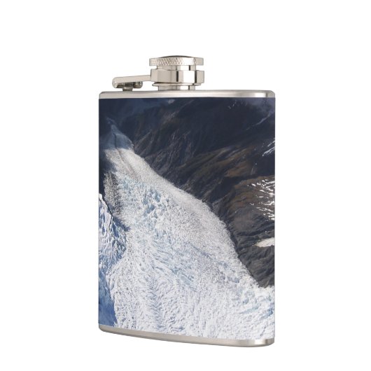 Flasques Franz Josef Glacier Vue aérienne, Nouvelle-Zélande (Gauche)