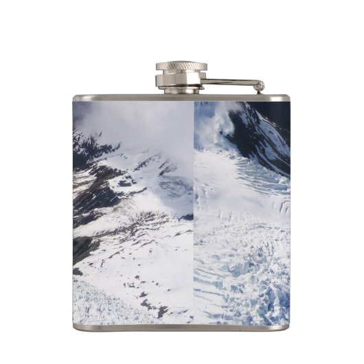 Flasques Franz Josef Glacier Vue aérienne, Nouvelle-Zélande (Dos)