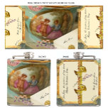Flasques French Teup Flask Romantic Cadeau<br><div class="desc">Une gorgée de sherry saura sûrement goûter le sucré de cette fiole romantique pour les amateurs de tout ce qui est victorien. Fait un grand cadeau de la Saint-Valentin,  d'anniversaire ou de la fête des mères.</div>