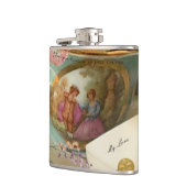 Flasques French Teup Flask Romantic Cadeau (Gauche)