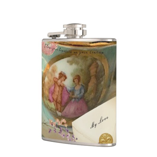 Flasques French Teup Flask Romantic Cadeau (Gauche)