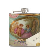 Flasques French Teup Flask Romantic Cadeau (Devant)