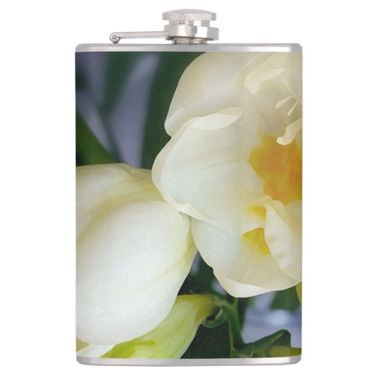 Flasques frénésie jaune blanc (Devant)