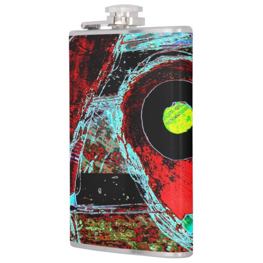 Flasques Frequency Serpent – Digital Abstract Energy Vinyl (Gauche)