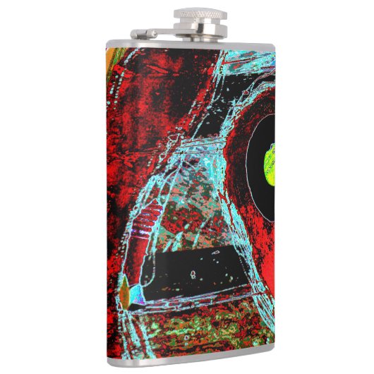 Flasques Frequency Serpent – Digital Abstract Energy Vinyl  (Droite)