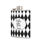 Flasques Frère personnalisé de la fiole de mariée (Gauche)