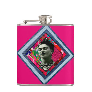 Flasques Frida Kahlo Retro Denim Diamond