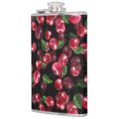 Flasques Fruit cerise sur noir (Gauche)