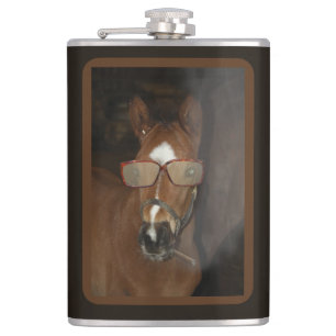 Flasques Fumer Foin de cheval humoristique Cigar Drink Flas