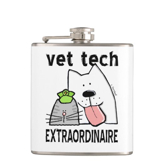 Flasques Fun Vet Tech Extraordinaire (Devant)