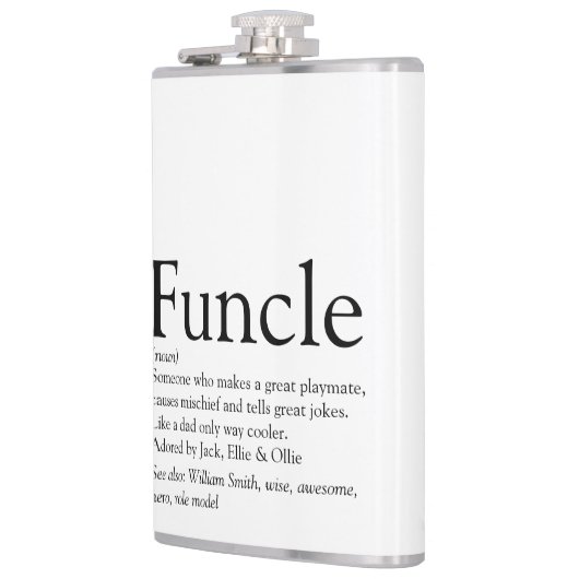 Flasques Funcle Oncle Funny Définition Moderne Dit (Gauche)