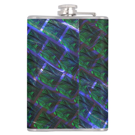 Flasques Fundo de imagem verde sob grade flutuando ? (Dos)