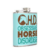 Flasques Funky Cheval Lover Equine Turquoise (Droite)