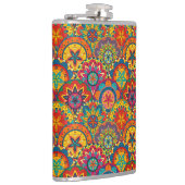 Flasques Funky Retro couleur Motif Mandala (Droite)
