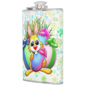 Flasques Funny Bunny biting an Easter Egg (Gauche)