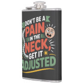 Flasques Funny Chiropractic Spine Care Quote (Gauche)