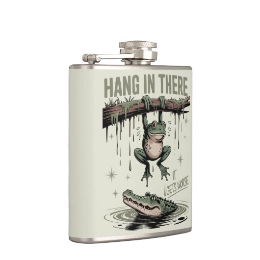 Flasques Funny Frog “Hang in There, It Gets Worse” (Droite)