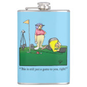 Flasques Funny Golf Humor Hip Flask Gift (Devant)