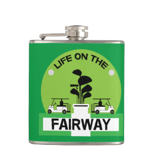 Flasques Funny Golfing Pros Golfing Fanatics Sports