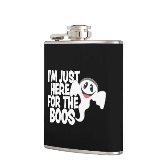 Flasques Funny Halloween Ghost Boos Pun (Gauche)