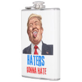 Flasques Funny Haters va détester les citations, drôle dire (Gauche)