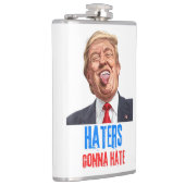 Flasques Funny Haters va détester les citations, drôle dire (Droite)