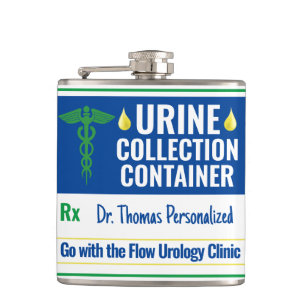 Flasques Funny Novelty Doctor Nurse Collection d'urine pers