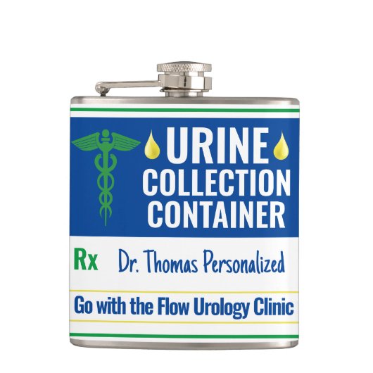 Flasques Funny Novelty Doctor Nurse Collection d'urine pers (Devant)